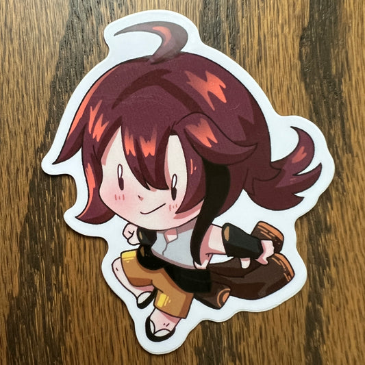 Genshin Impact Heizo Stickers - Die Cut