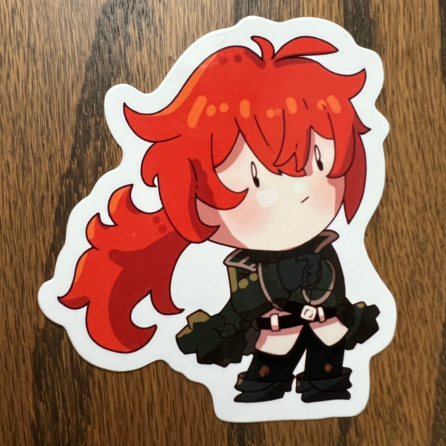 Genshin Impact Diluc Stickers - Die Cut
