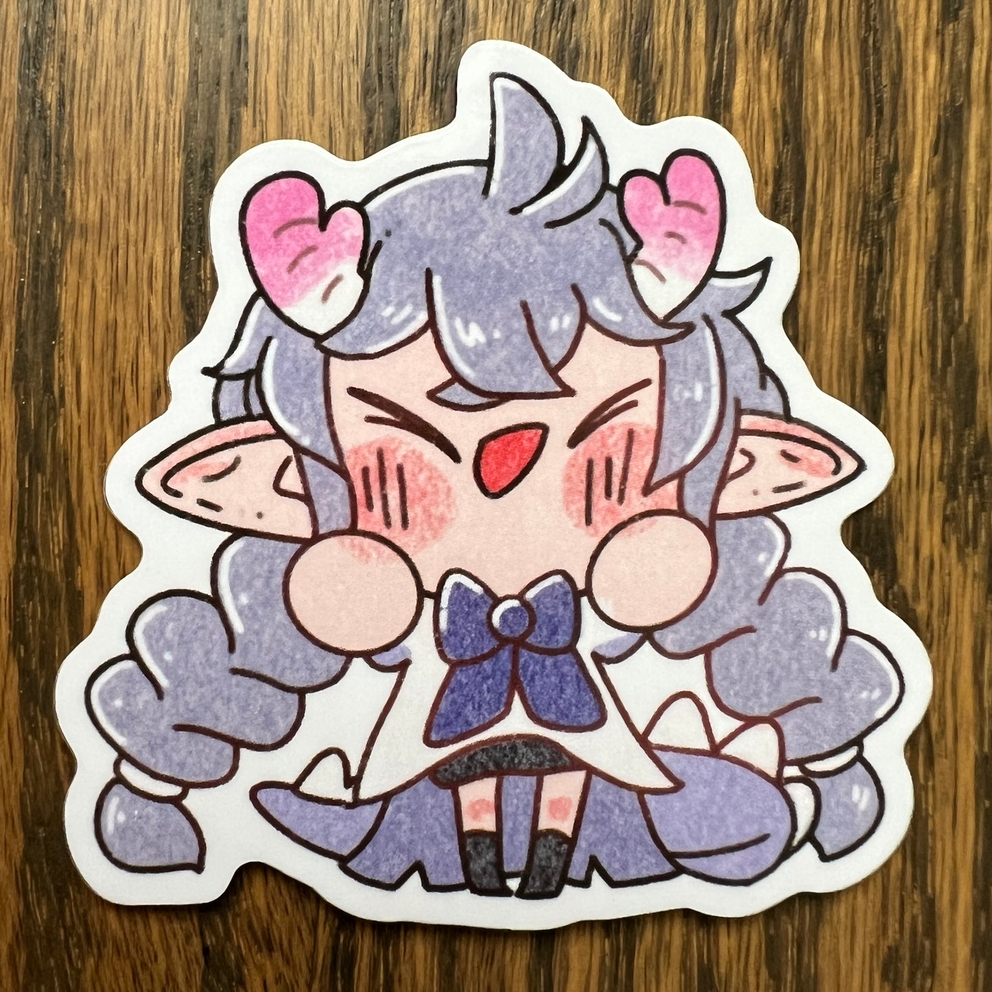 Honkai Star Rail Bailu Chibi Stickers - Die Cut