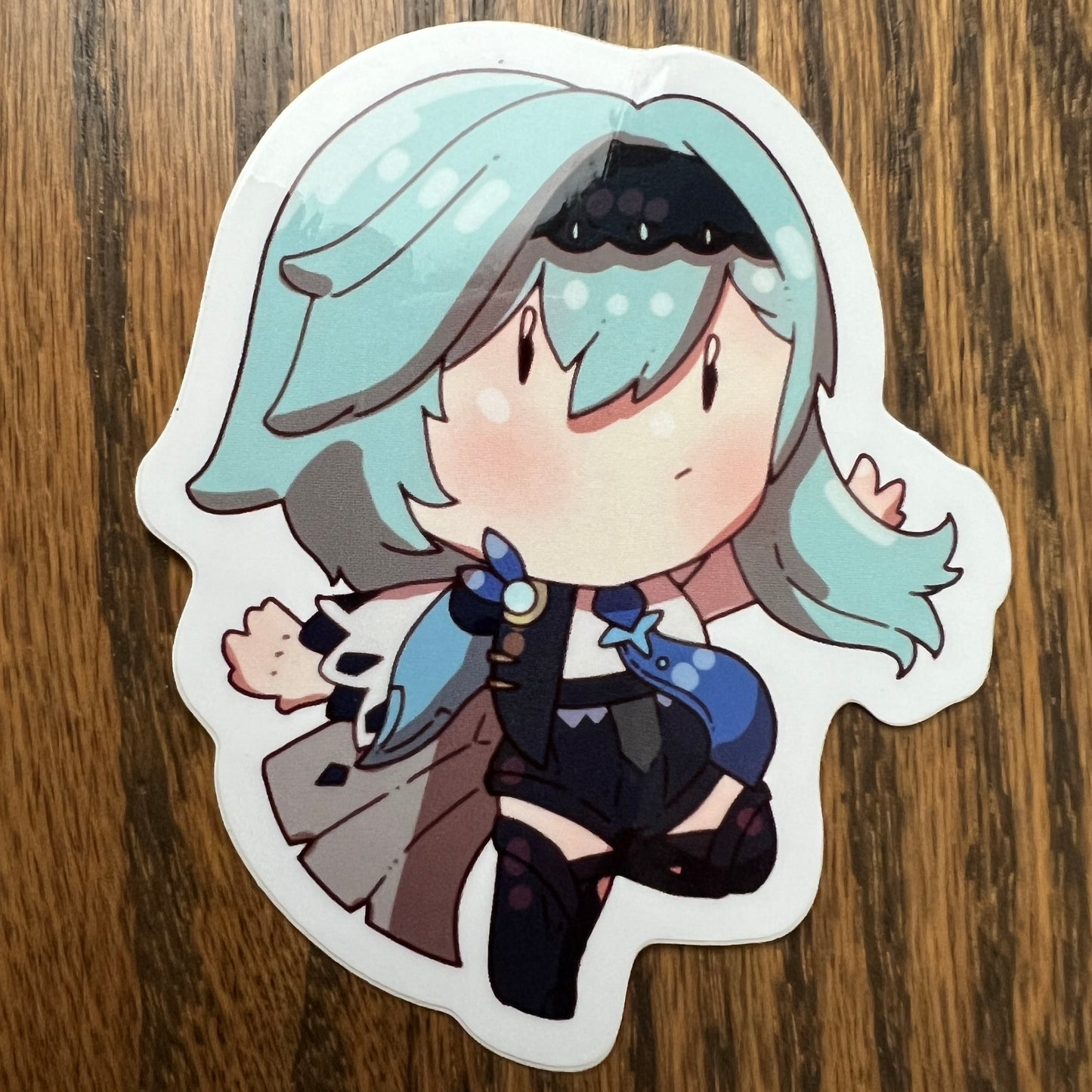 Genshin Impact Eula Stickers - Die Cut