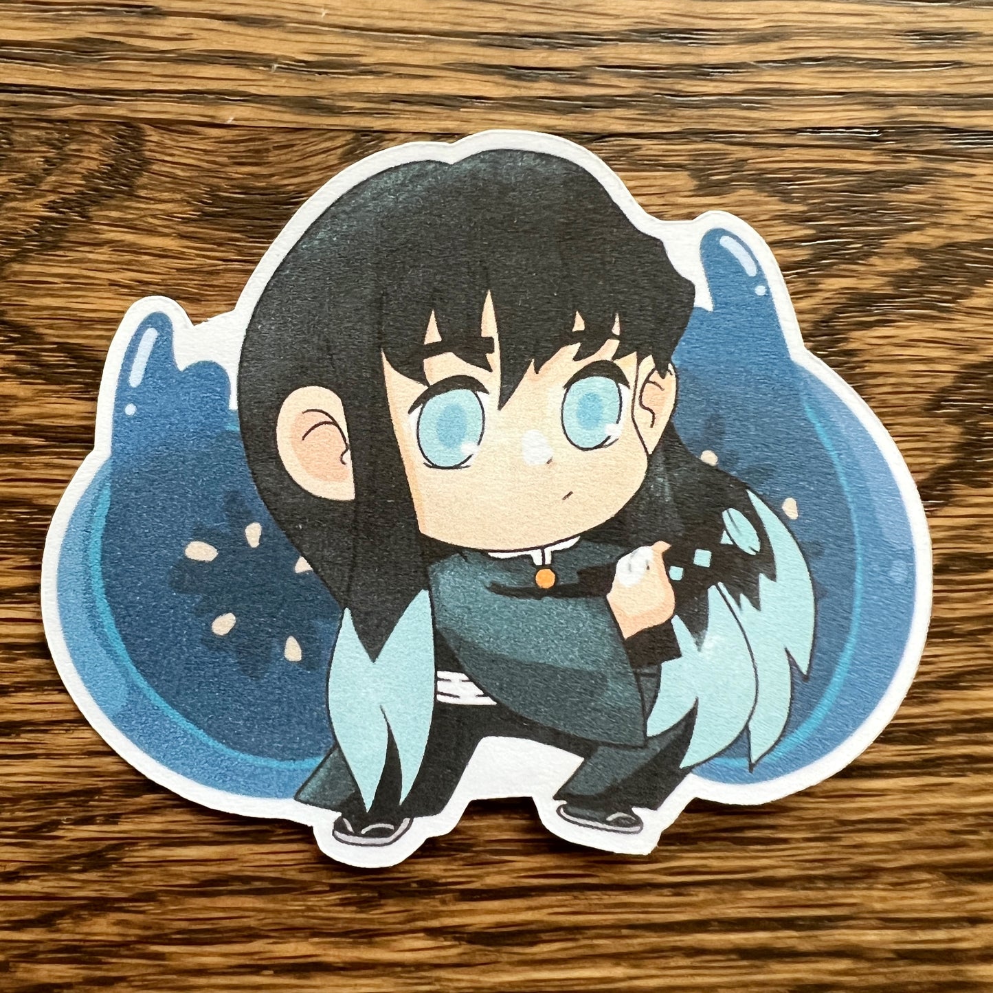DS KNY Anime Chibi Muichan Blueberry Fruit Slayer Stickers - Die Cut - Tokito