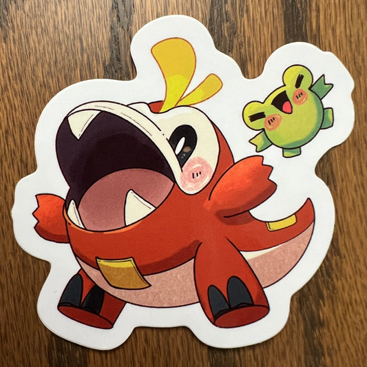 PKMN Anime Fuechan Stickers - Die Cut