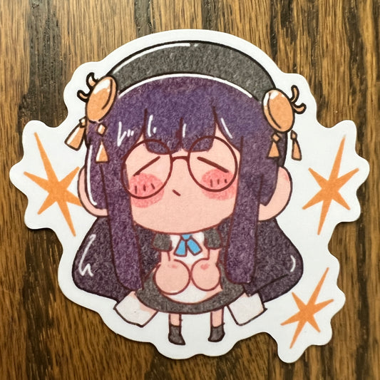 Honkai Star Rail Pela Chibi Stickers - Die Cut