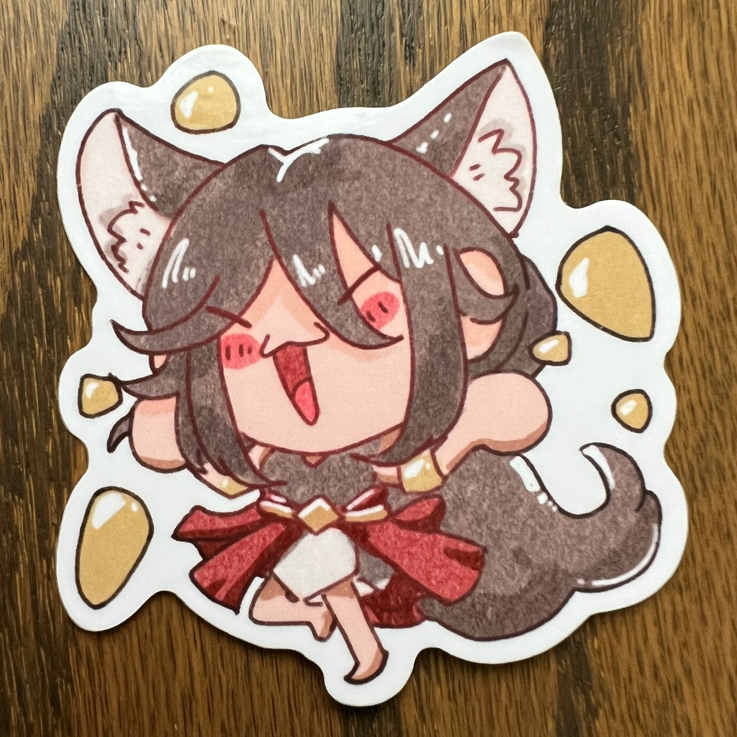 Honkai Star Rail Tingyun Chibi Stickers - Die Cut
