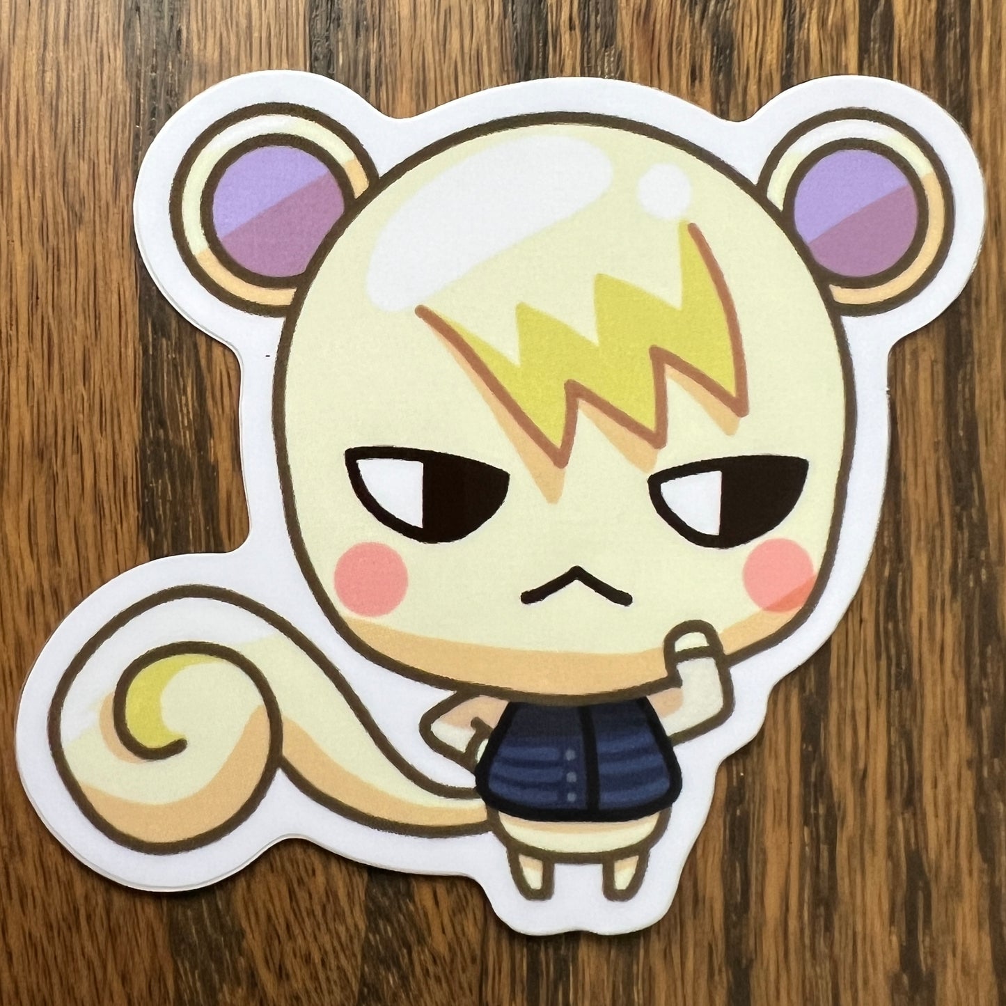 ACNH Marshal Game Squirrel Stickers - Die Cut