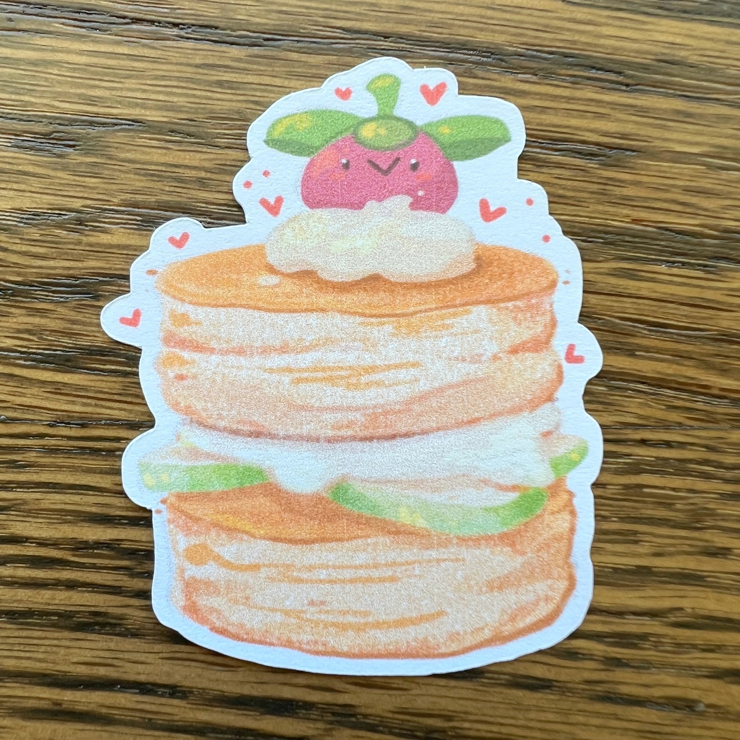 PKMN Anime Cheruchan Souffle Pancakes Stickers - Die Cut
