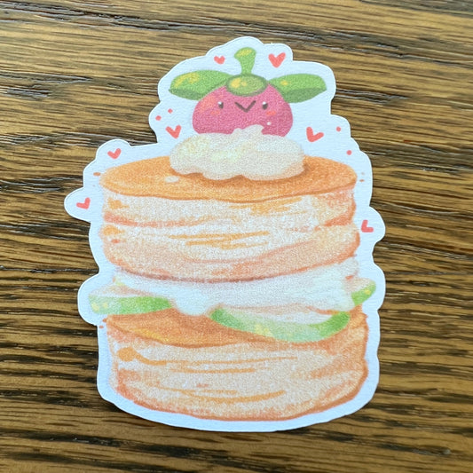 PKMN Anime Cheruchan Souffle Pancakes Stickers - Die Cut