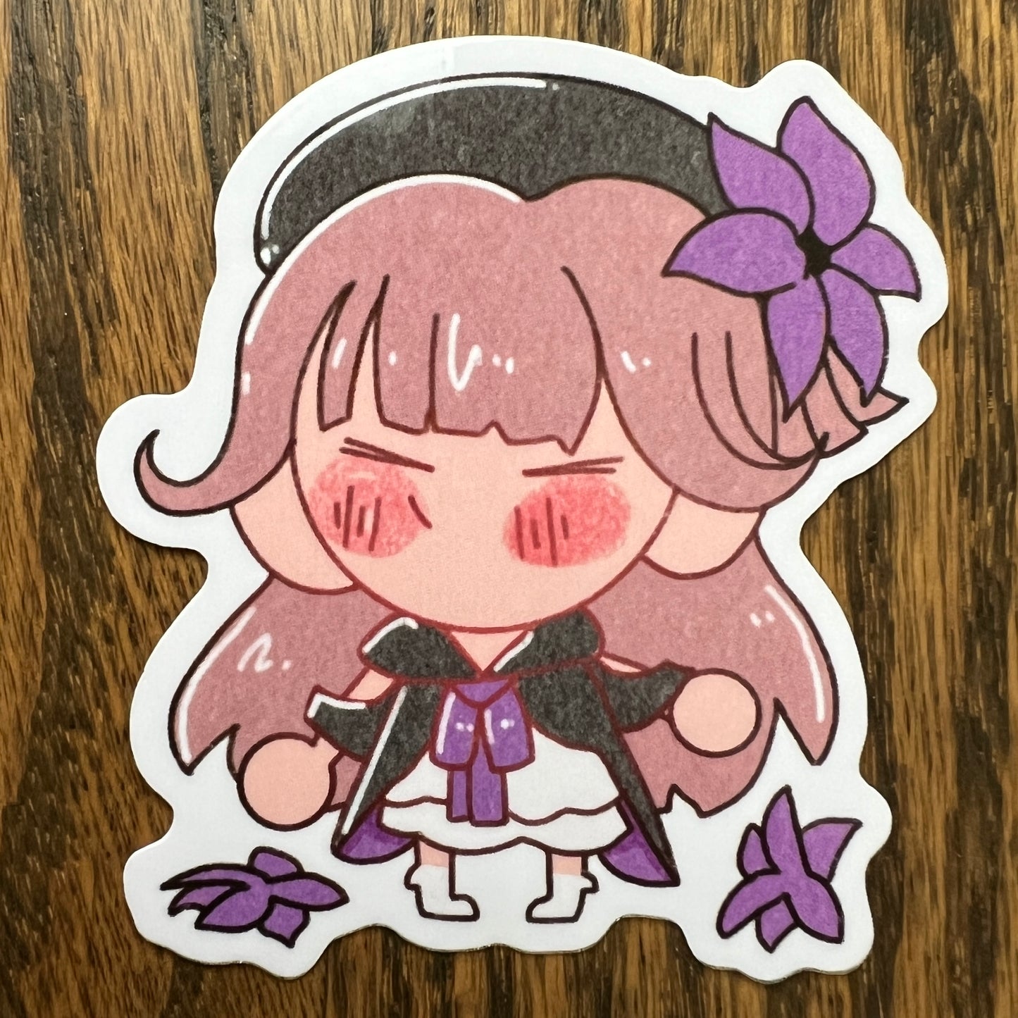 Honkai Star Rail Herta Chibi Stickers - Die Cut