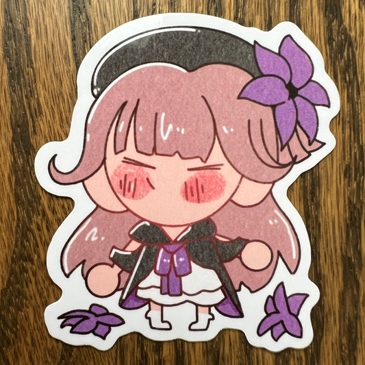 Honkai Star Rail Herta Chibi Stickers - Die Cut