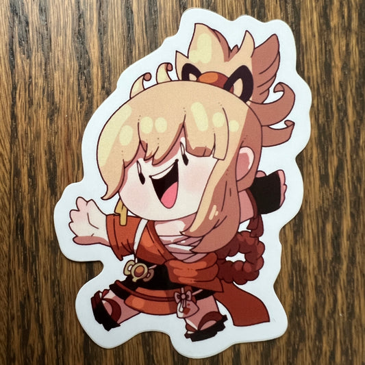 Genshin Impact Yoimiya Stickers - Die Cut