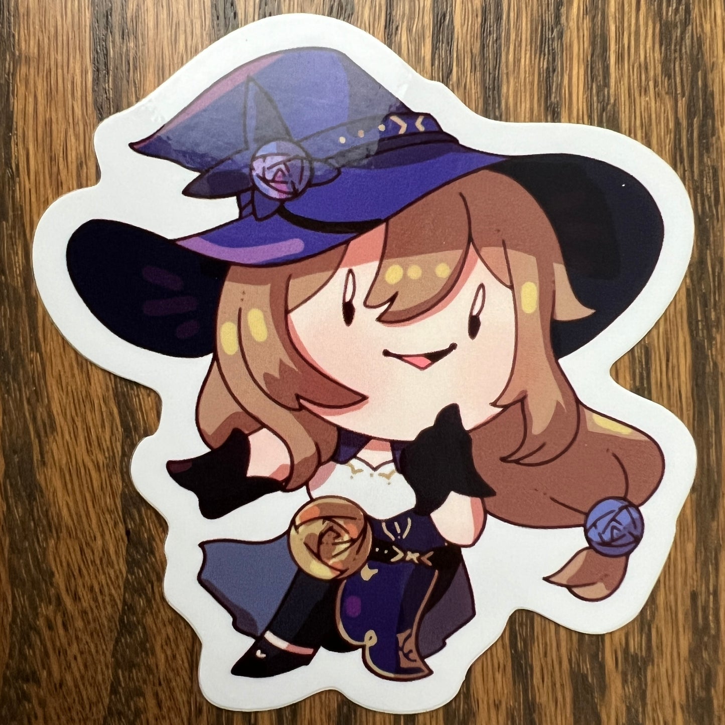 Genshin Impact Lisa Stickers - Die Cut