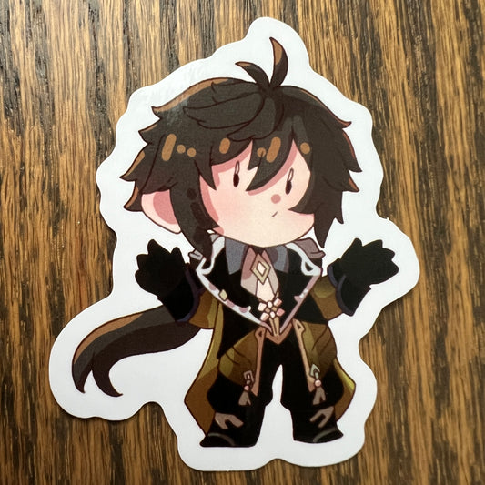 Genshin Impact Zhongli Stickers - Die Cut