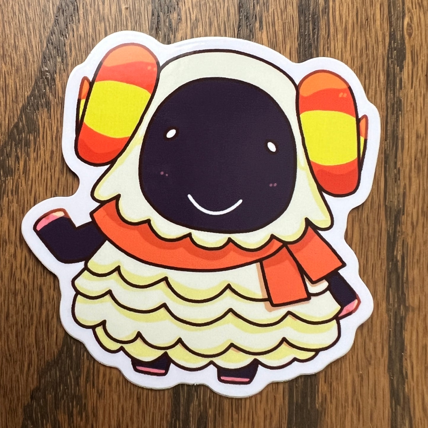 ACNH Vesta Sheep Stickers - Die Cut