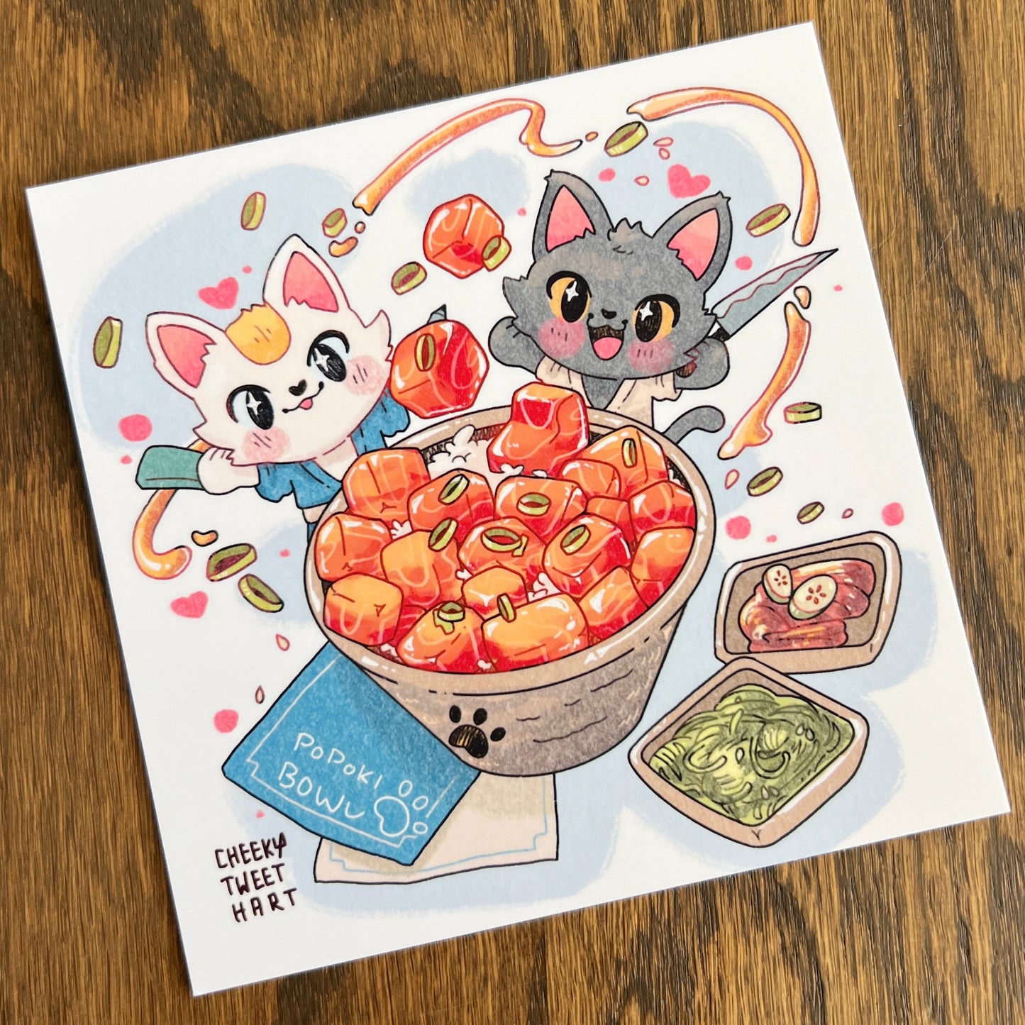 Spicy Ahi Poke Bowl Art Prints - Patreon Limited Edition 24 Mar #AP1033