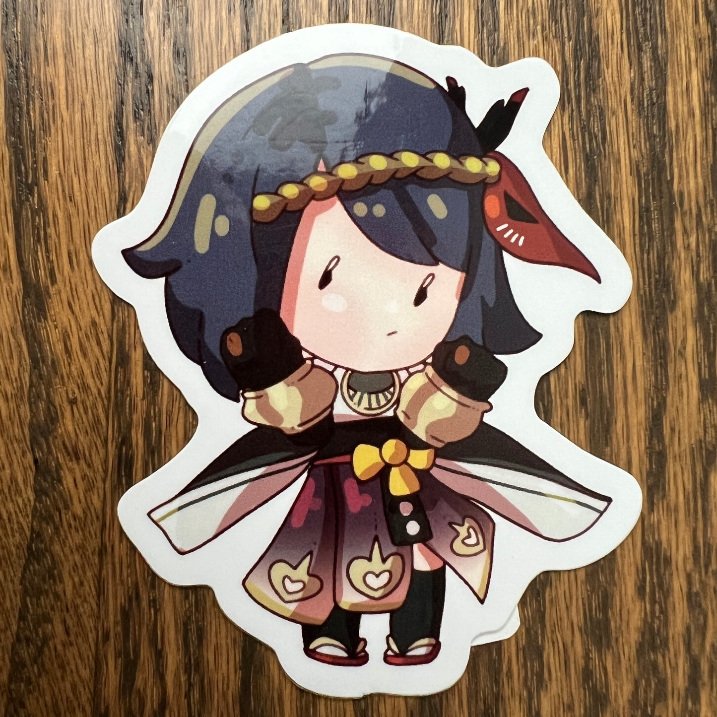 Genshin Impact Kujou Sara Stickers - Die Cut
