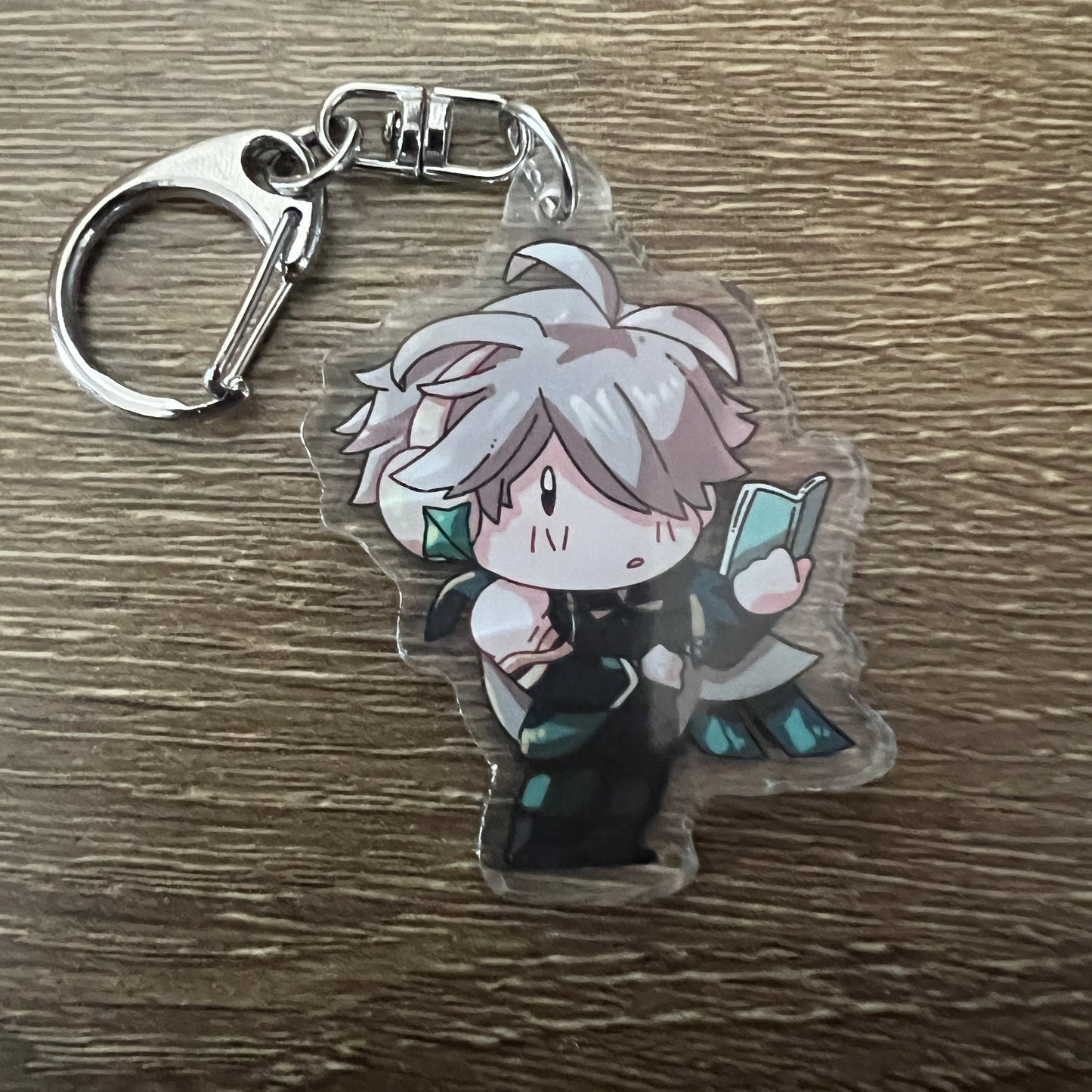 Genshin Impact Alhaitham Chibi Acrylic Charm Keychain Accessory #AC177