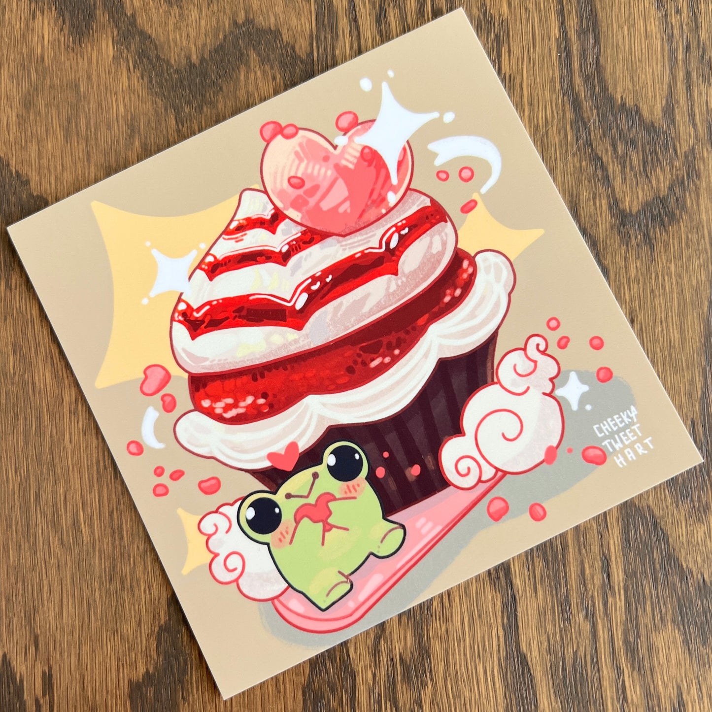 Red Velvet Cupcake Art Prints - Patreon Limited Edition 24 Feb #AP1032