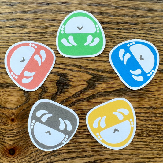 Daruma Stickers - Die Cut