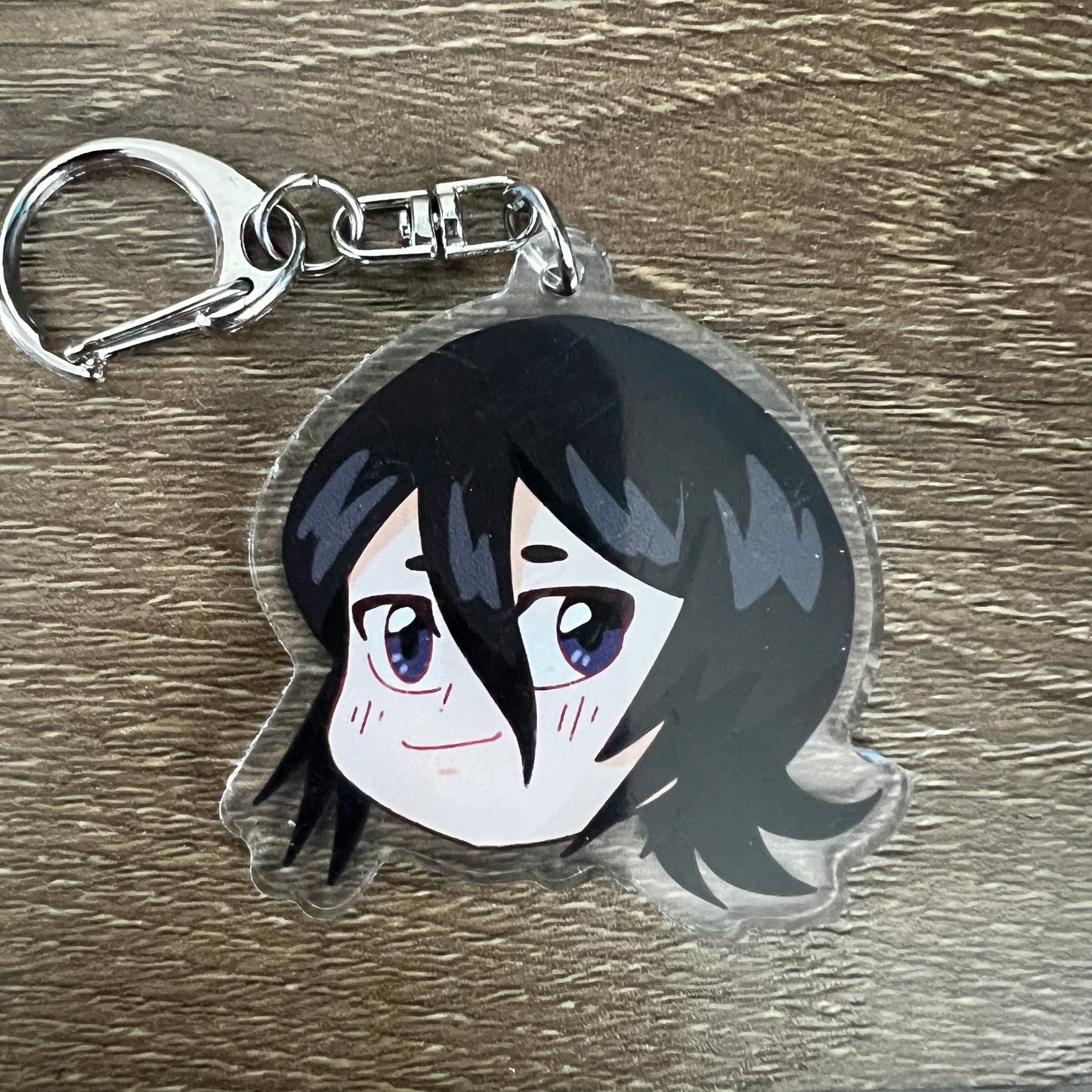 Bleach Rukia Anime Chibi Acrylic Charm Keychain Accessory #AC213