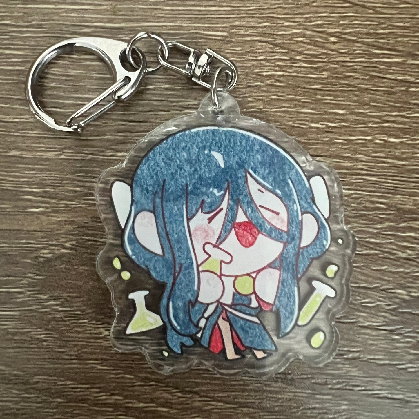 Honkai Star Rail Natasha Chibi Acrylic Charm Keychain Accessory #AC118