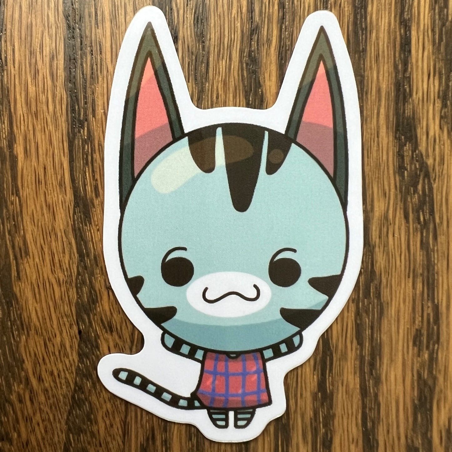 ACNH Lolly Game Cat Stickers - Die Cut