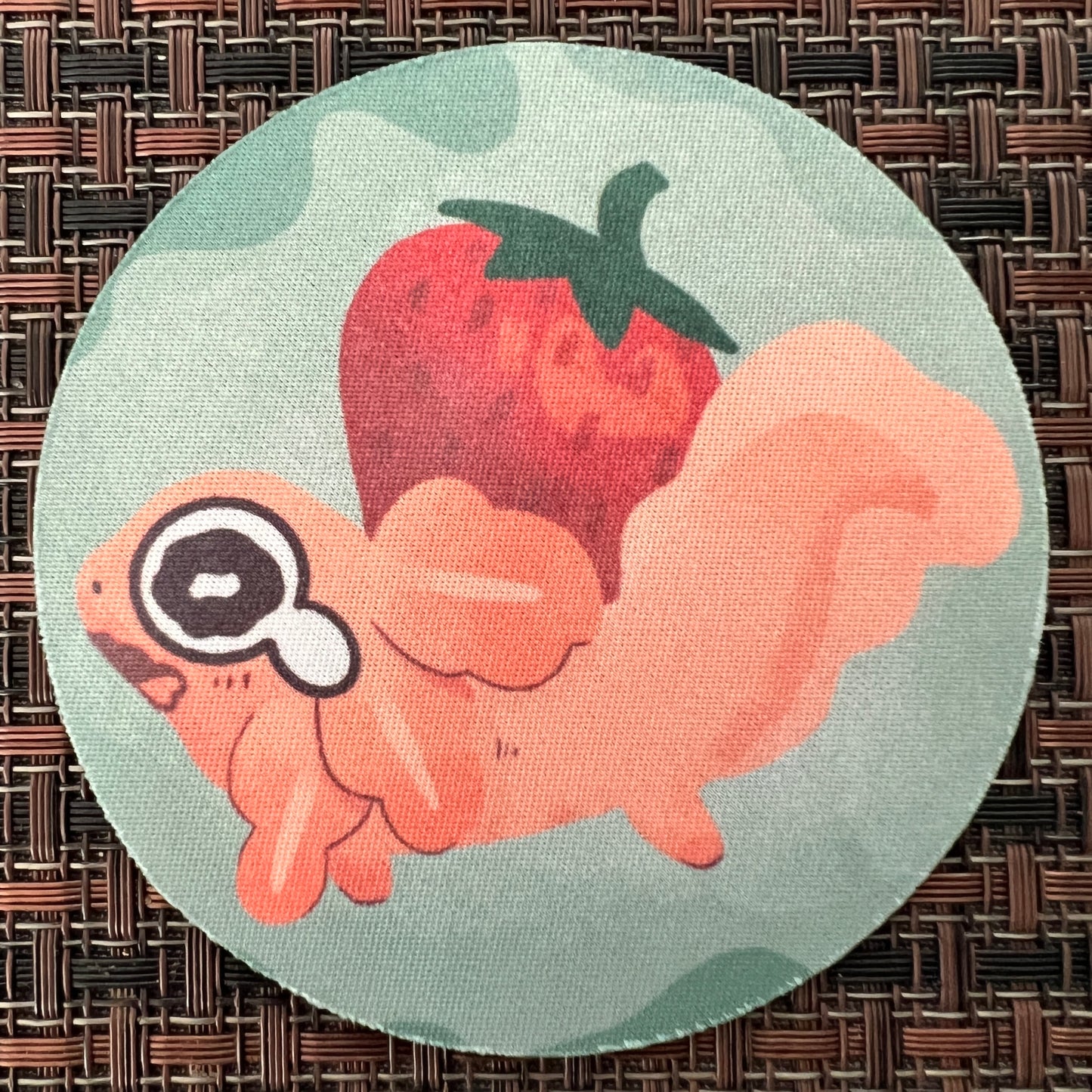 Reptile Axolotl Strawberry Coaster #C004