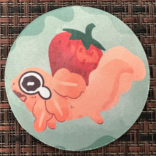 Reptile Axolotl Strawberry Coaster #C004