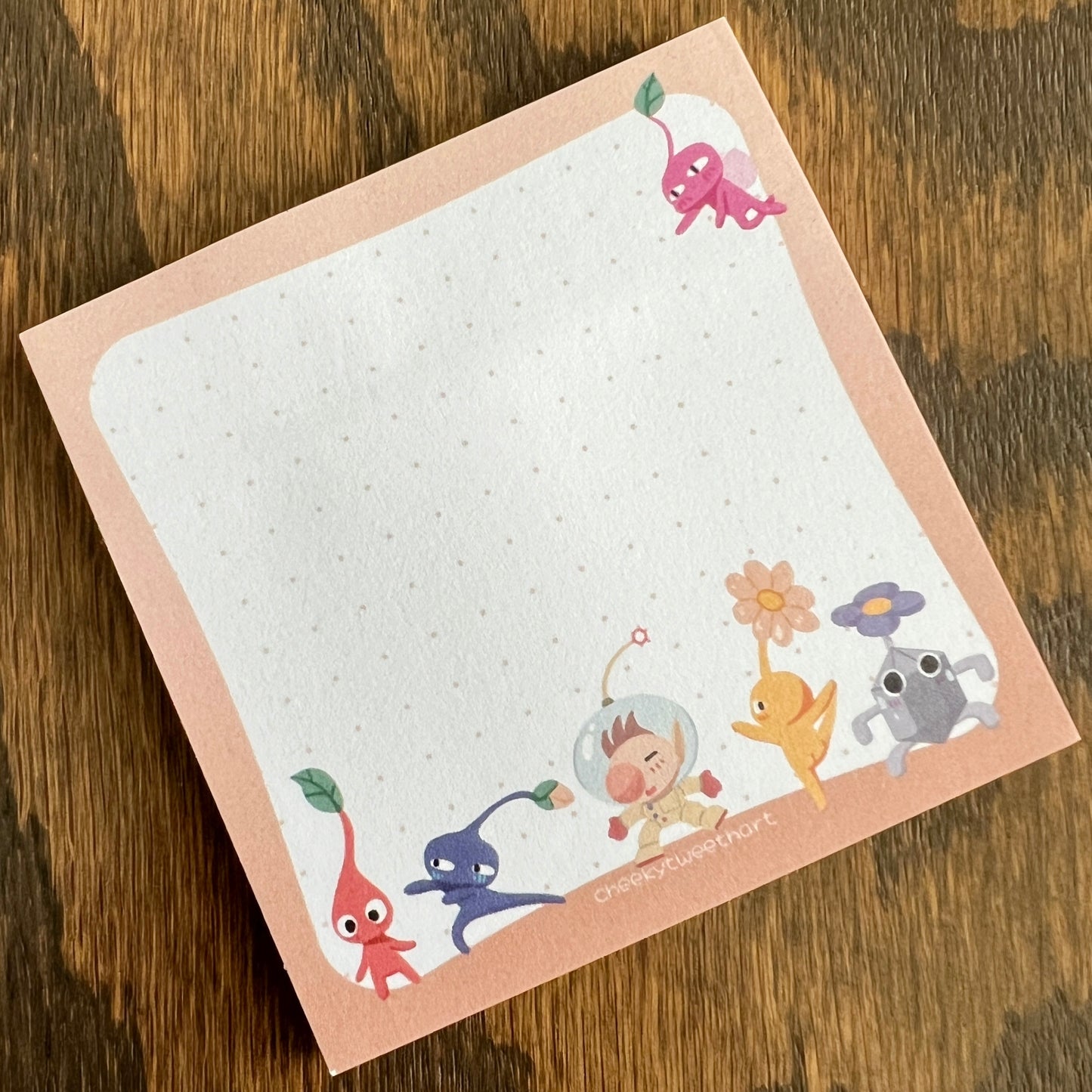 Pikmin Game Dot Sticky Notes #NP003