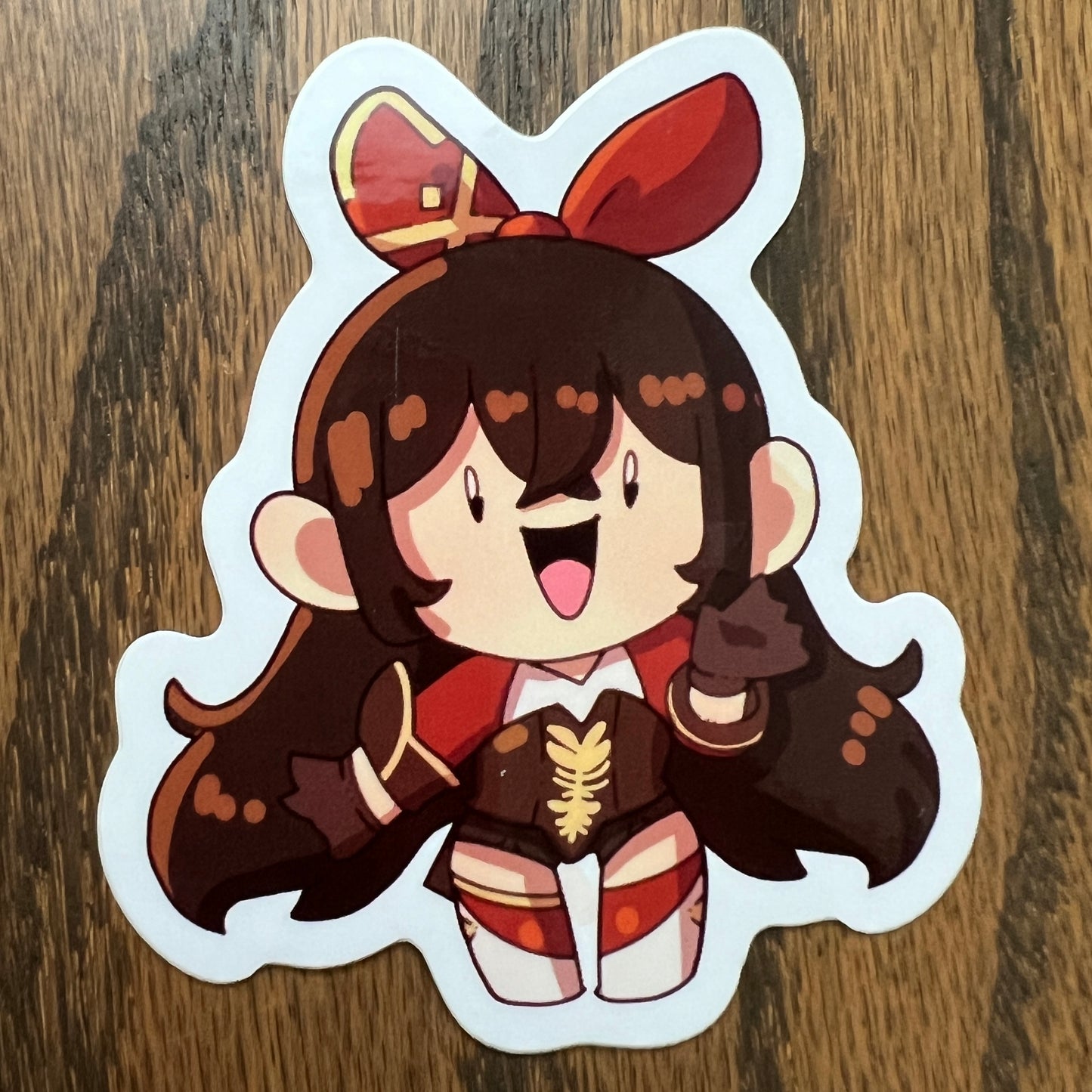 Genshin Impact Amber Stickers - Die Cut