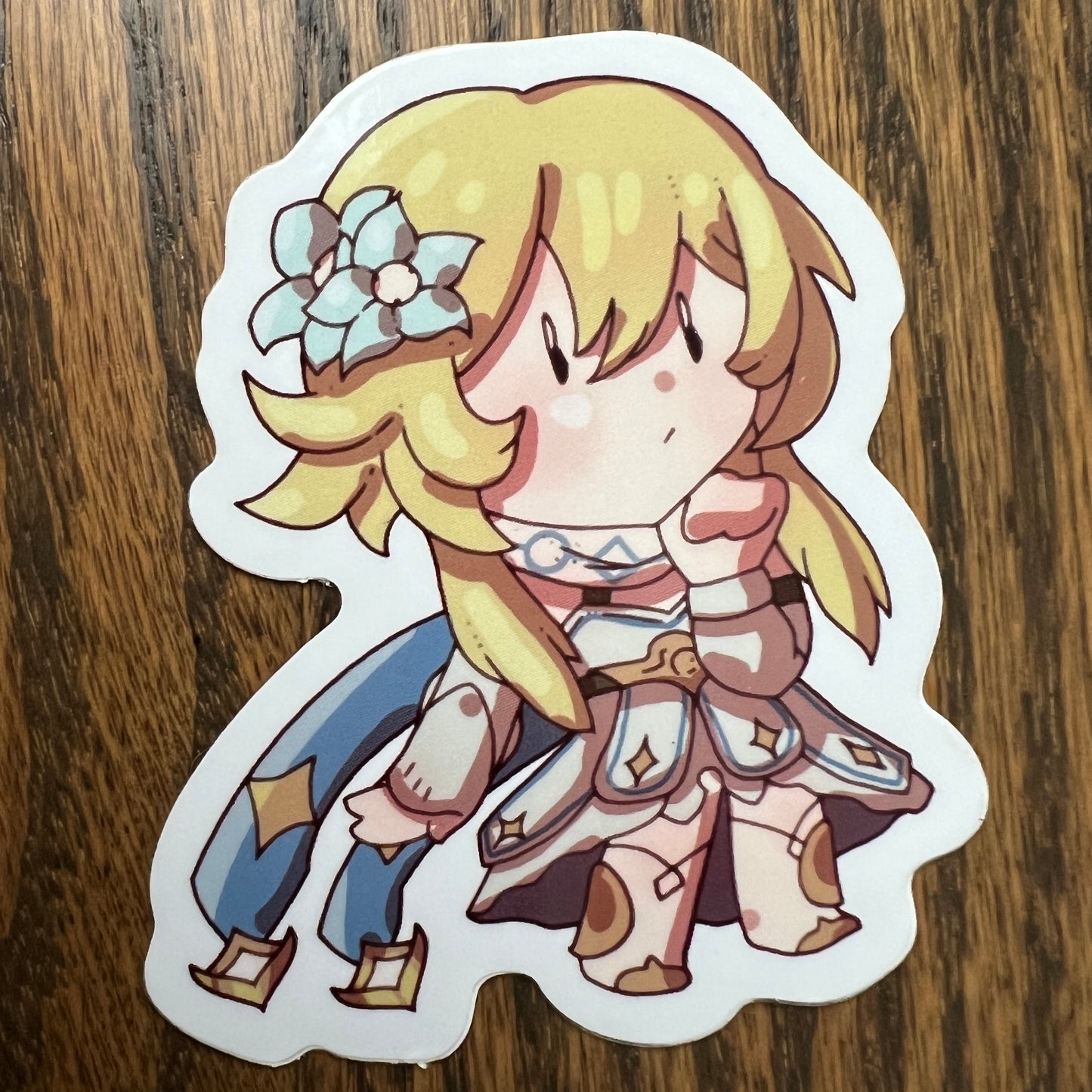 Genshin Impact Traveler Lumine Stickers - Die Cut