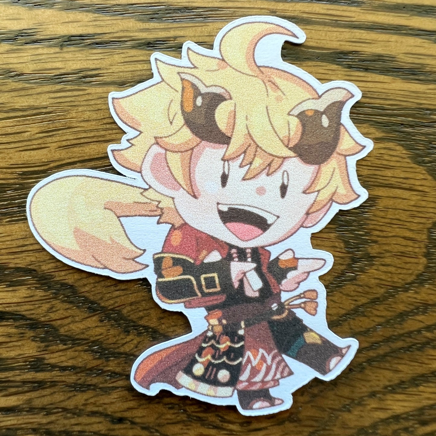 Genshin Impact Thoma Stickers - Die Cut