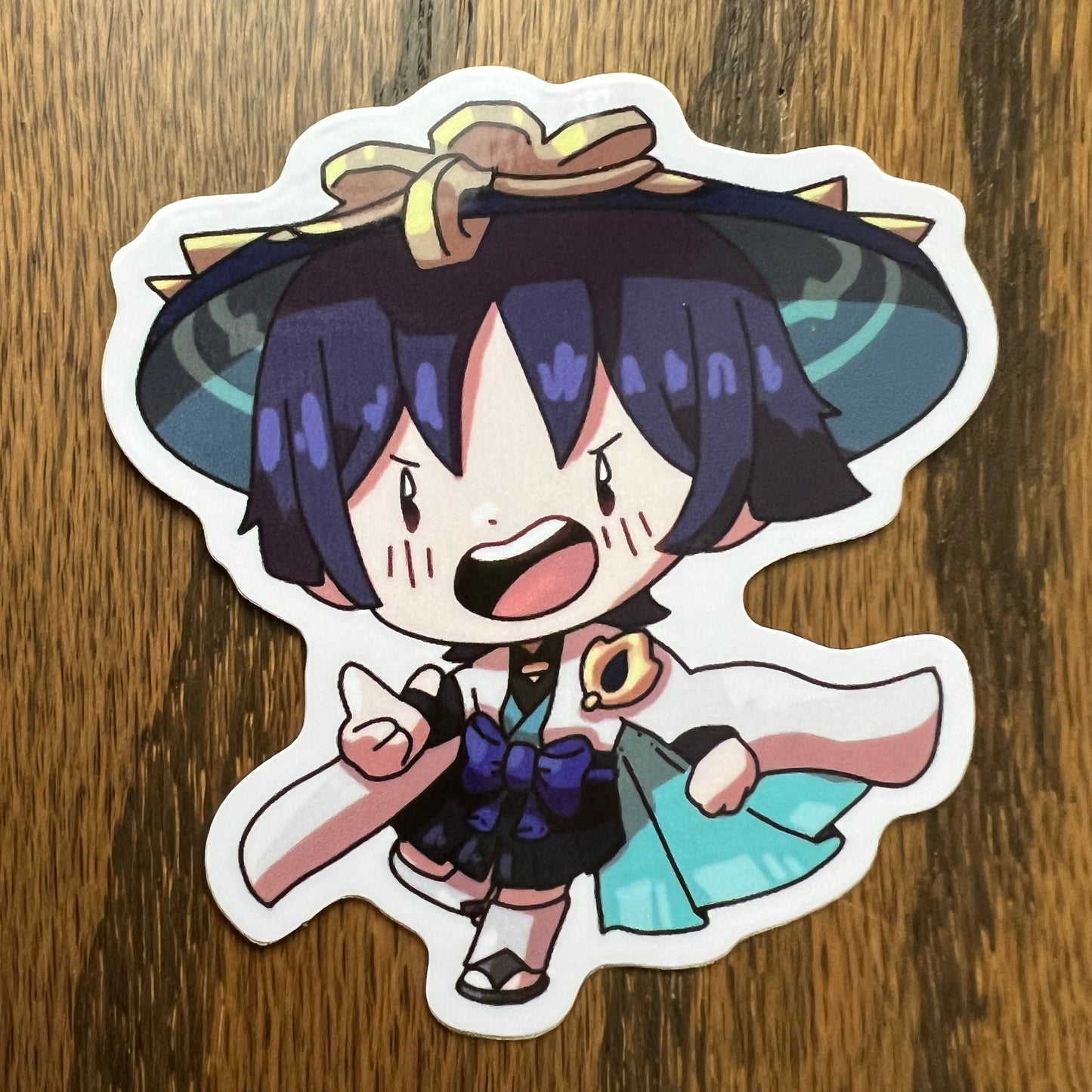 Genshin Impact Wanderer Stickers - Die Cut