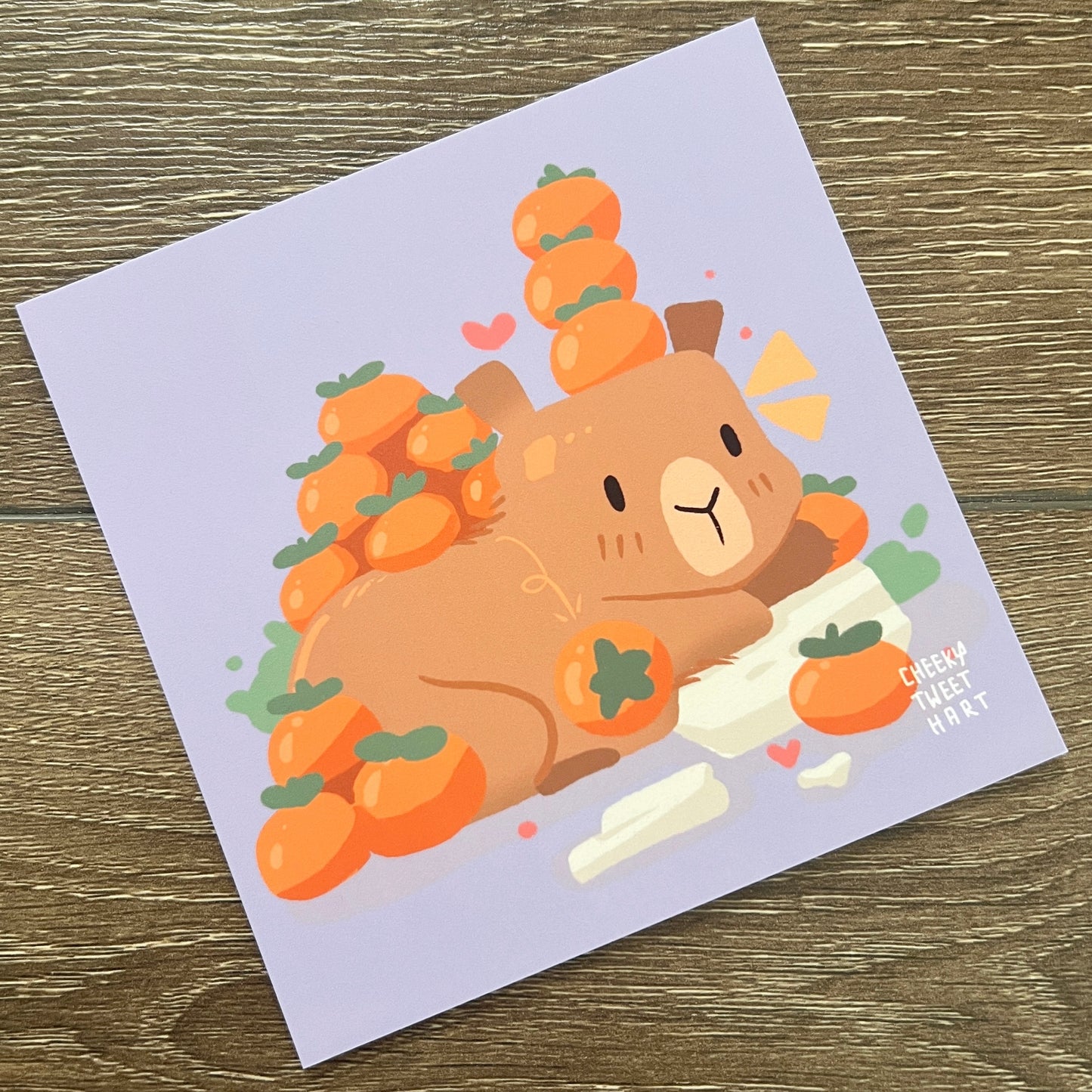 Awaken Cap'n Capybara Art Prints #AP305