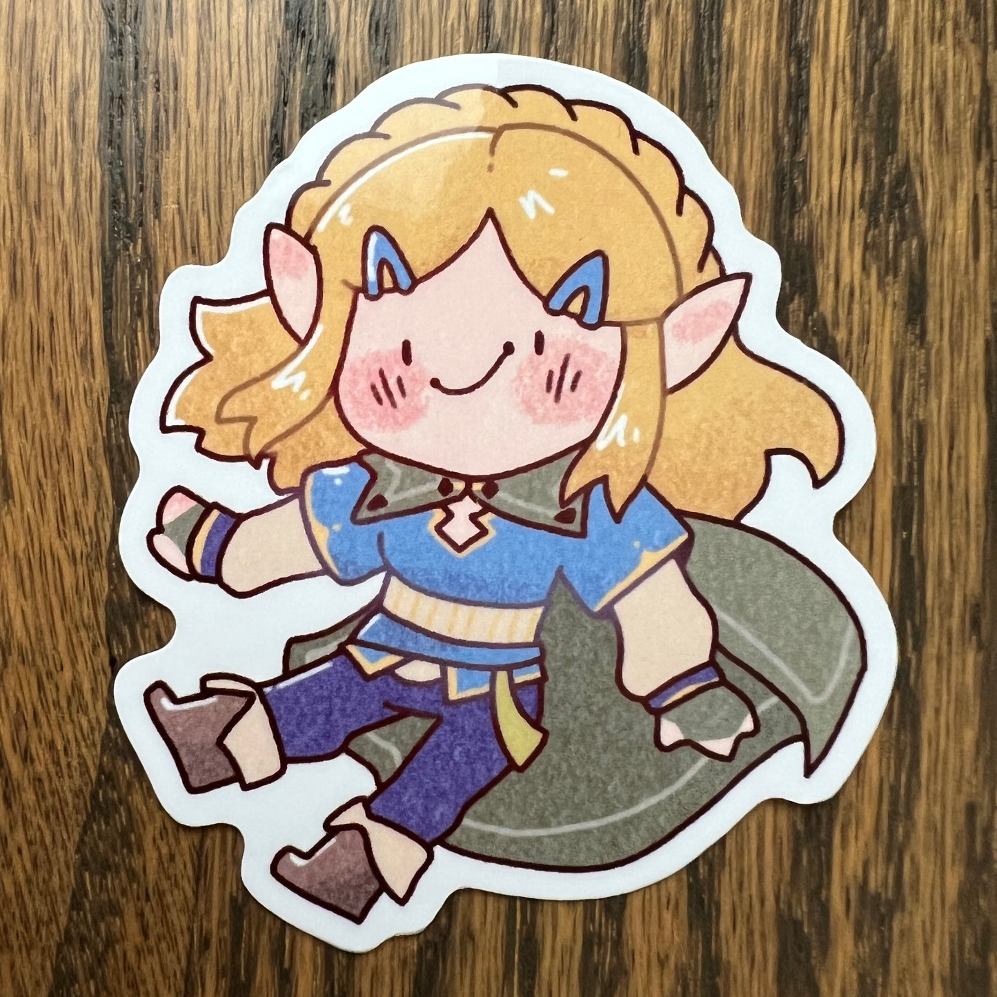 TOTK Zel Da Zelchan Chibi Stickers - Die Cut