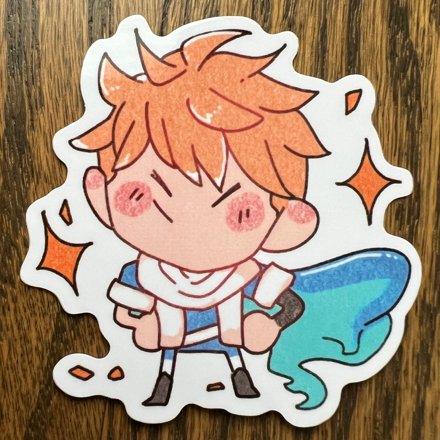 Honkai Star Rail Gepard Chibi Stickers - Die Cut