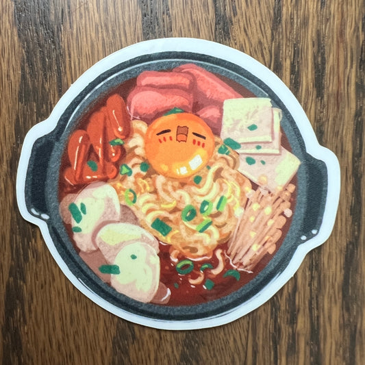 Army Stew Korean Food Stickers - Die Cut