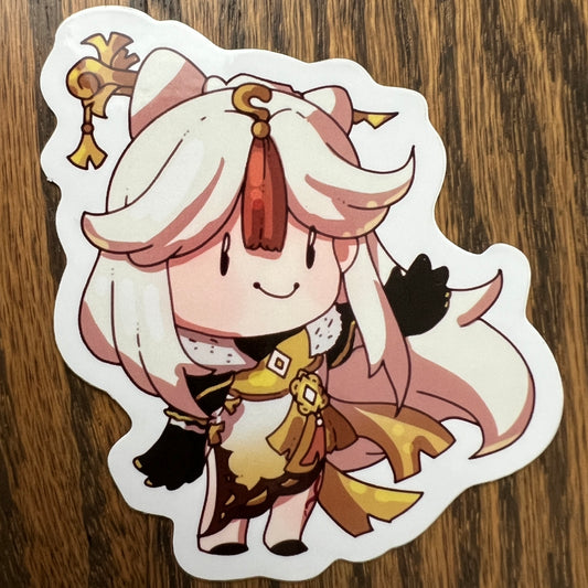 Genshin Impact Ningguang Stickers - Die Cut