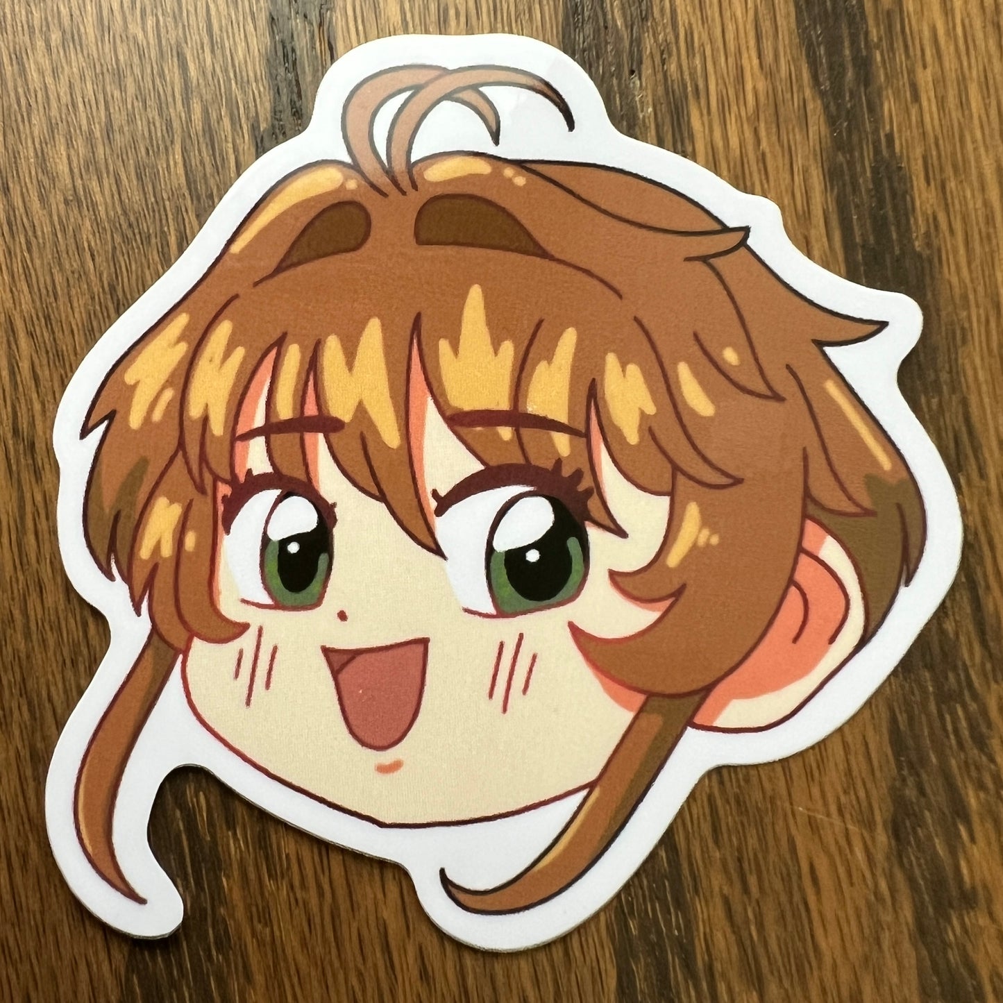 CCS Anime Chibi Stickers - Die Cut - Sakura, Syaoran, Kero