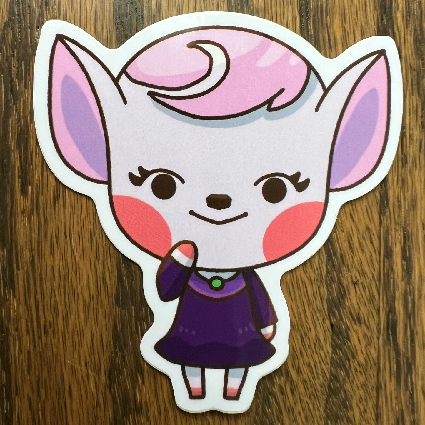 ACNH Diana Game Deer Stickers - Die Cut