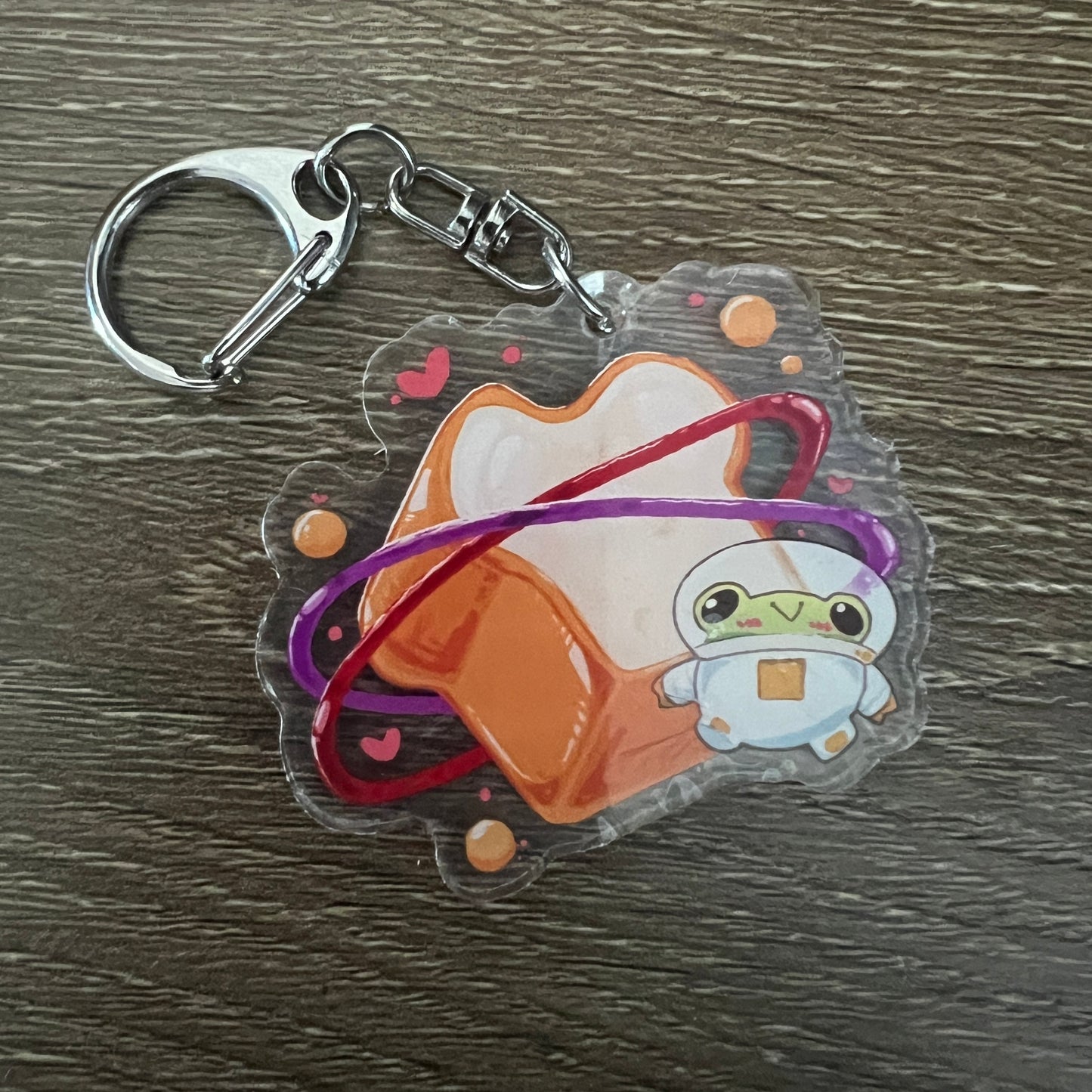PB&J Planet Food Acrylic Charm Keychain Accessory #AC150