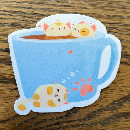 Marshmeowllows Cat Stickers - Die Cut