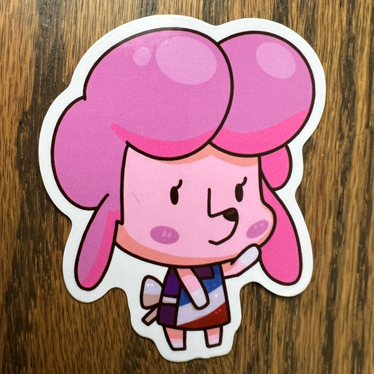 ACNH Harriet Game Dog Stickers - Die Cut