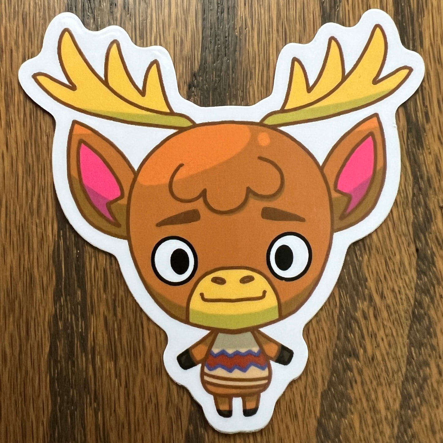 ACNH Erik Game Deer Stickers - Die Cut