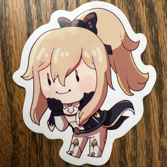 Genshin Impact Jean Stickers - Die Cut