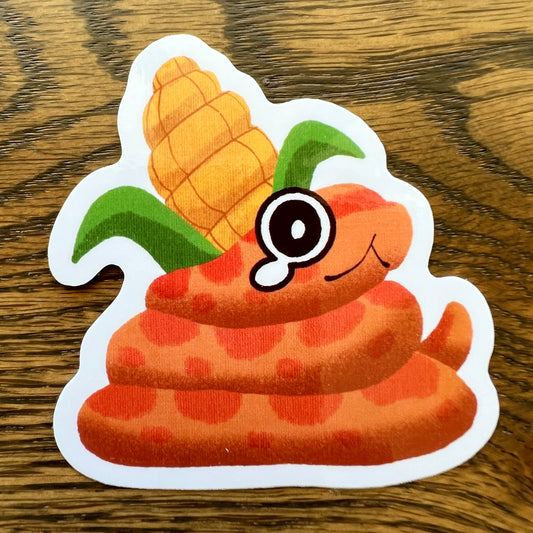 Reptile Corn Snake Stickers - Die Cut
