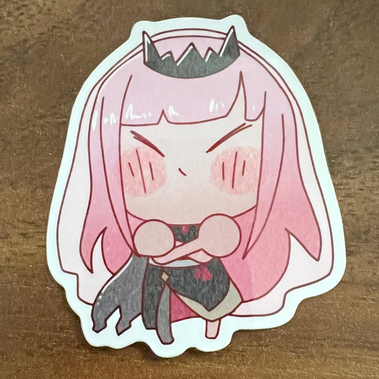 Vtuber Holo Mori Vinyl Sticker