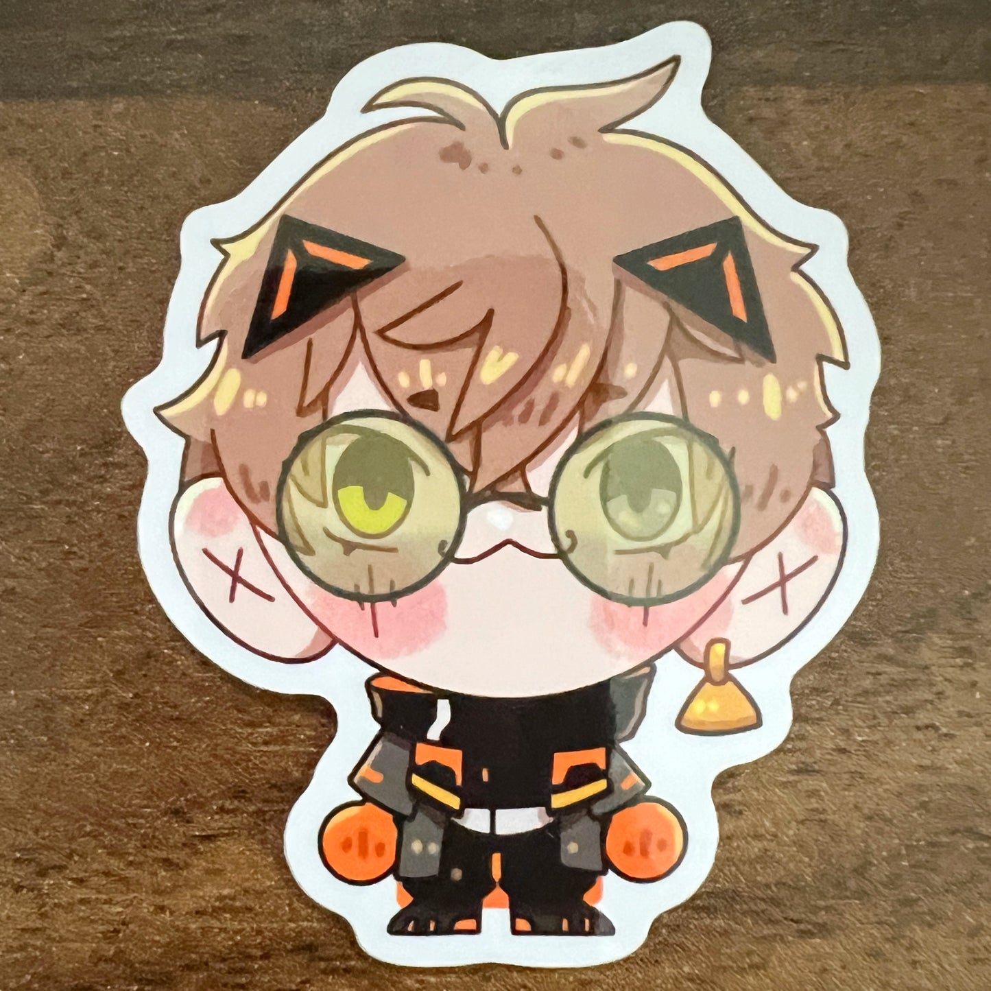 Vtuber NJSJ Alban Vinyl Sticker
