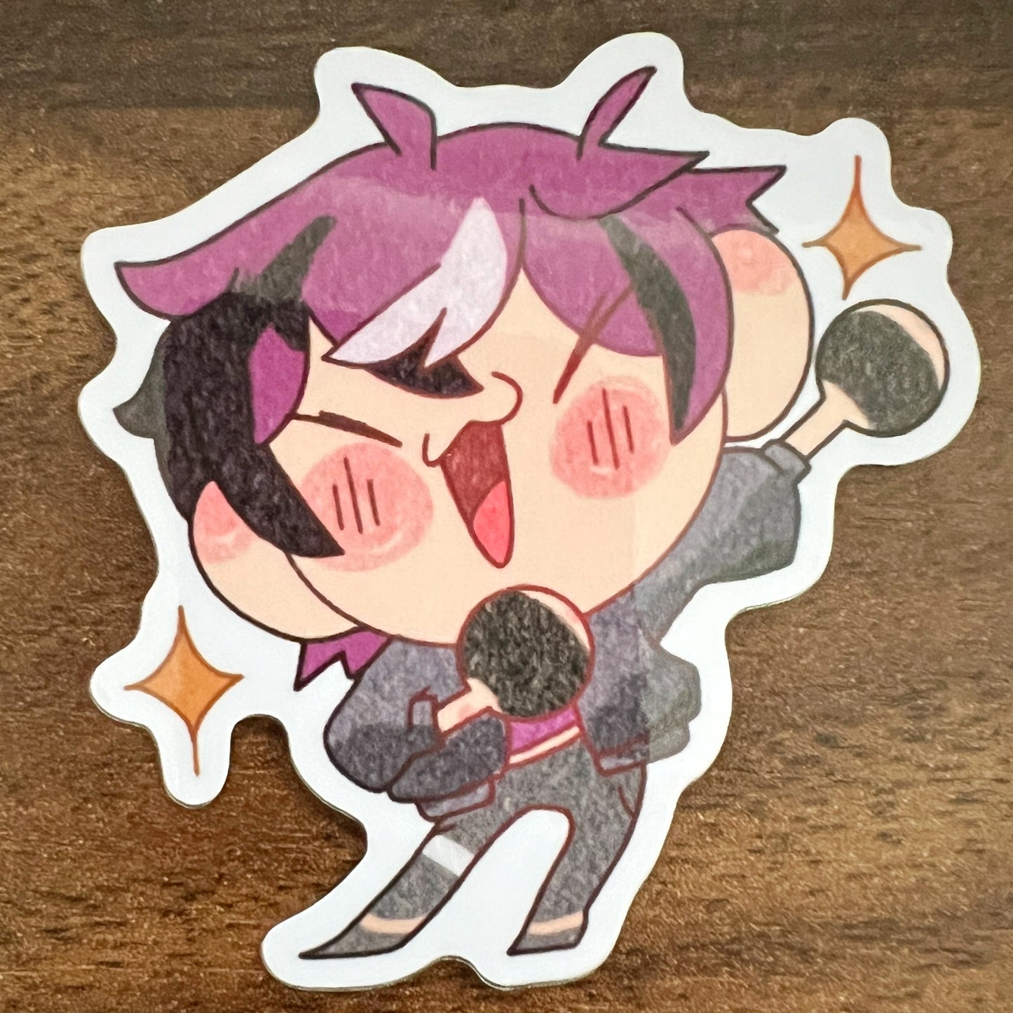 Vtuber NJSJ Doppio Vinyl Sticker