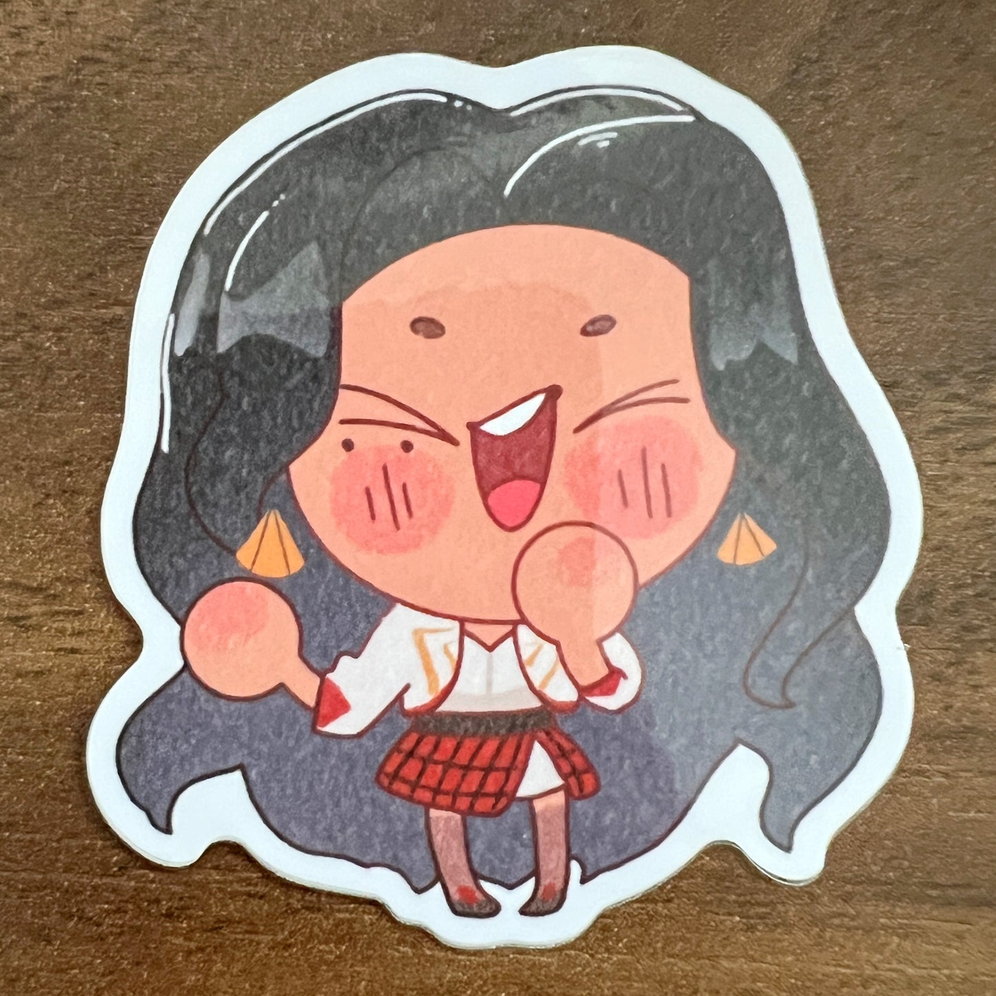 Vtuber NJSJ Scarle Vinyl Sticker