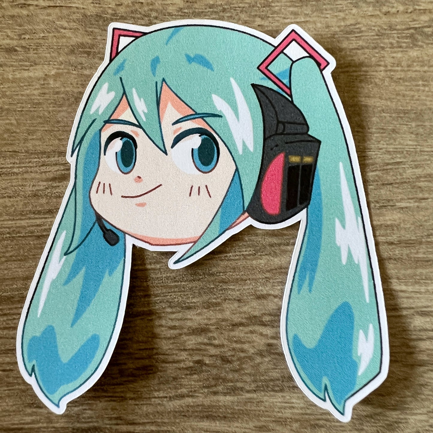 Miku Anime Chibi Stickers - Die Cut